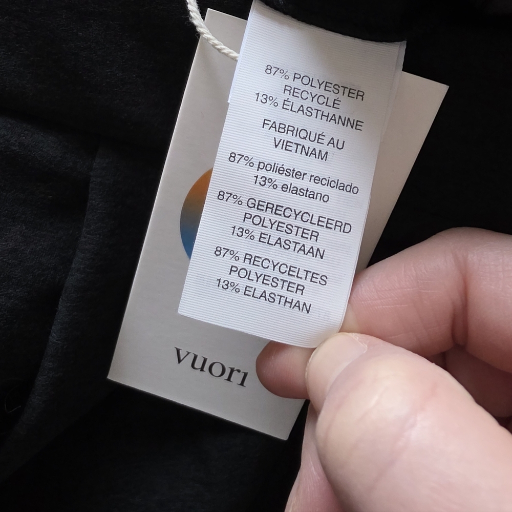 Vuori New Elevation Ankle Trouser Black Heather Size M - Picture 6 of 14